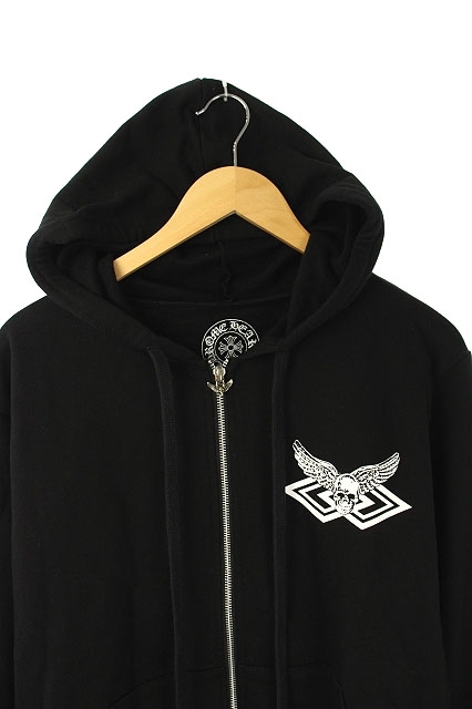 クロムハーツ CHROME HEARTS FOTIプリントジップパーカー フード 裏毛