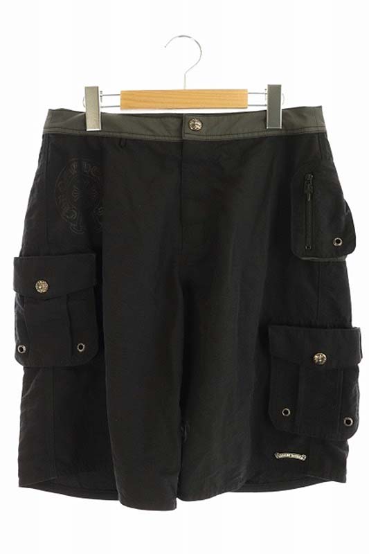 CHROME HEARTS クロムハーツ　クロスボールボタン ショートパンツ クロムハーツ CHROME HEARTS クロスボールボタンBOARDショーツ
