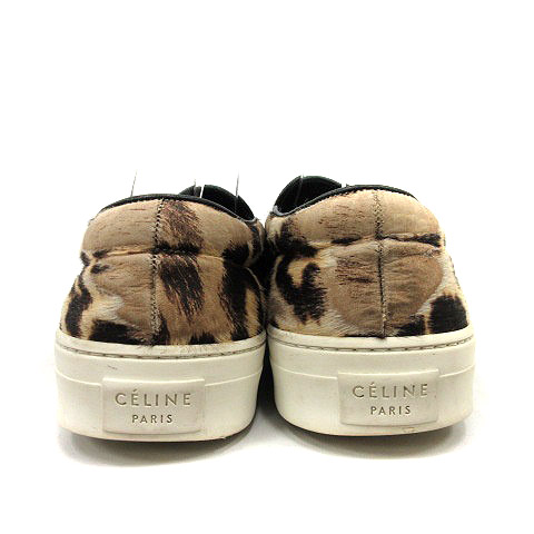 セリーヌ CELINE シューズ スリッポン スニーカー レオパード ヒョウ柄 