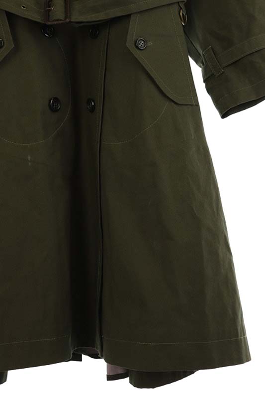 MARC JACOBS トレンチコート オリーブ MARC JACOBS トレンチコート オリーブ