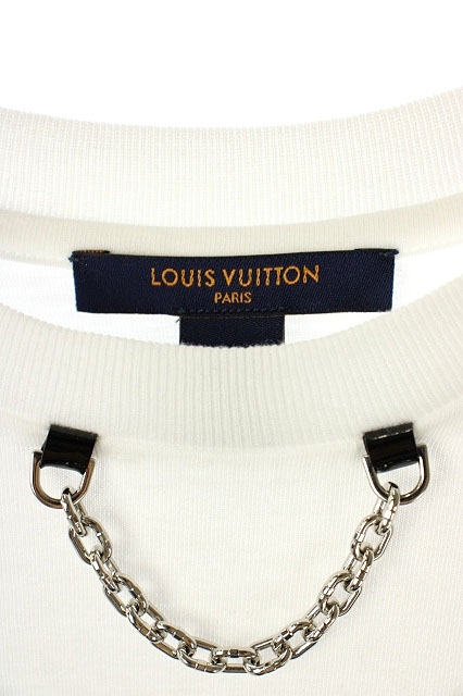 ルイヴィトン(Louis Vuitton) 反転 ロゴ Tシャツ チェーン装飾 ｜半袖 