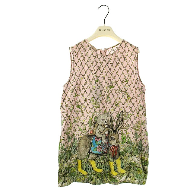 未使用品 グッチ GUCCI チルドレンズ ヒグチユウコ ブラウス プリント 
