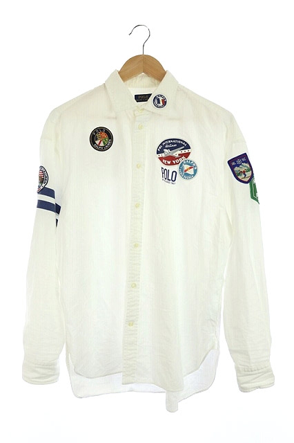 ポロ ラルフローレン POLO RALPH LAUREN ワッペン装飾ビッグシャツ 
