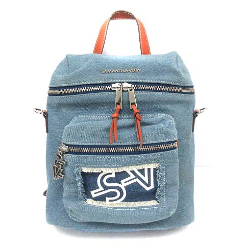 サマンサベガ Samantha Vega リュックサック ショルダー 2way デニム  