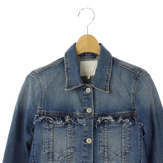 ザラ Zara Trafaluc Denimwear デニムジャケット ジージャン Gジャン S 青 Os レディース