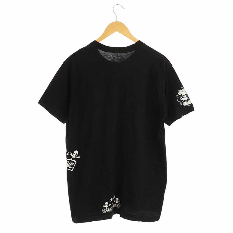 クロムハーツ CHROME HEARTS JOE FOTI スカルプリントTシャツ 半袖 L 