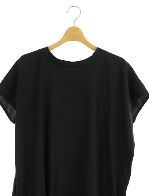 ステファンシュナイダー Stephan Schneider コットンロングワンピース 半袖 スリット 紺 My Os レディース 170 ベクトルパーク