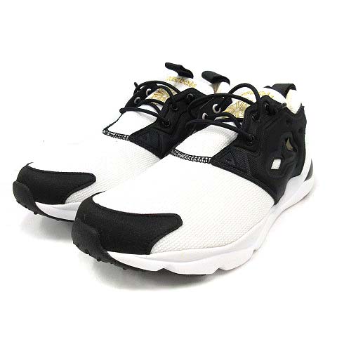 リーボック Reebok フューリーライト テック スニーカー シューズ メッシュ 24 5cm 黒 ブラック 白 ホワイト Aq9016 Kx レディース 170 ベクトルパーク