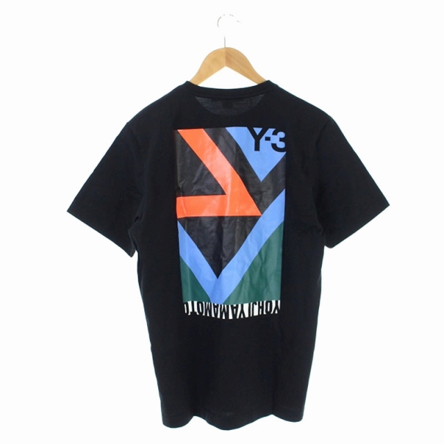 ワイスリー Y-3 × アディダス adidas YOHJI YAMAMOTO Tシャツ カットソー バックプリント ロゴ刺繍 半袖 M 黒 /AO  □OS メンズ 170-402011110044 | ベクトルパーク Y-3 バック刺繍 Tシャツ