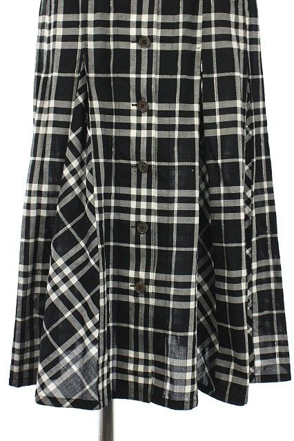 バーバリー ロンドン BURBERRY LONDON シャツワンピース チェック ひざ