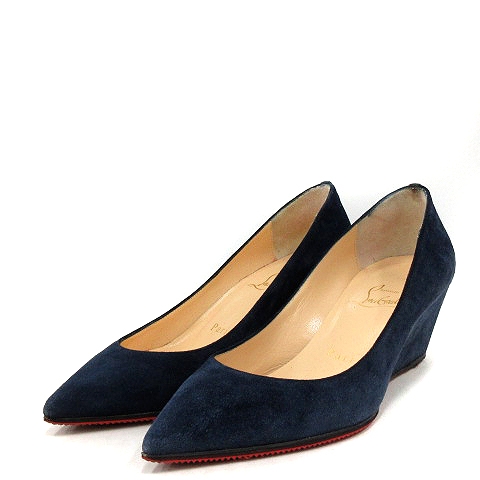 クリスチャンルブタン Christian louboutin パンプス ウェッジソール 