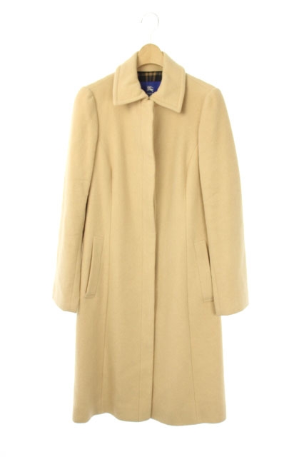 バーバリー ロンドン アンゴラ100% コート BURBERRY LONDONバーバリー ロンドン 上質アンゴラウール 裏地シャドー