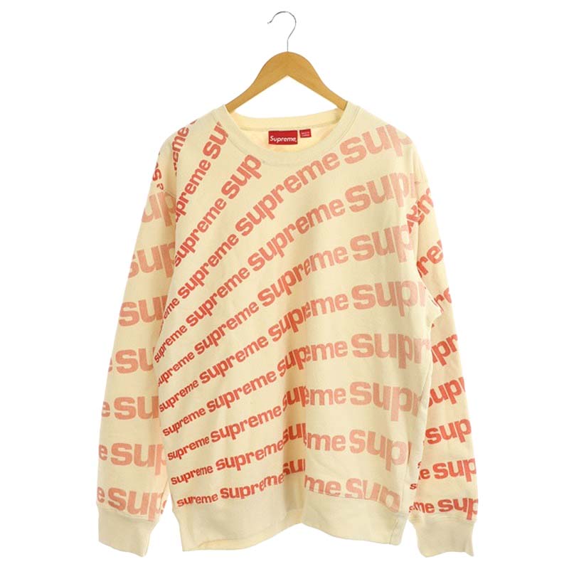 シュプリーム SUPREME 20SS Radial Crewneck 総ロゴスウェット 