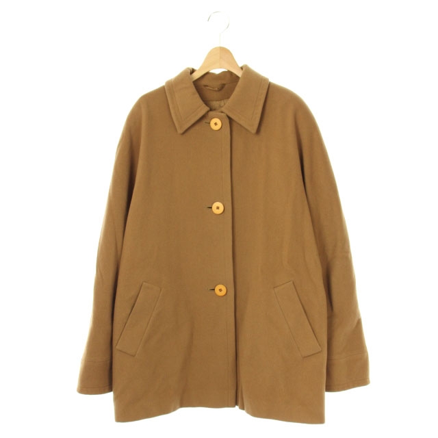 アクアスキュータム Aquascutum ステンカラーコート ウール 茶 Kn Os レディース 170 ベクトルパーク
