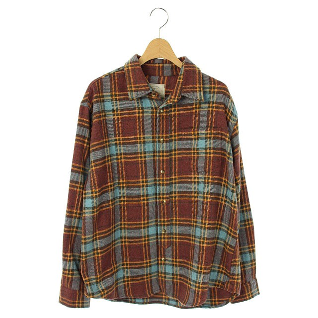 アングリッド Ungrid 19ss チェック柄 長袖シャツ ネルシャツ F 茶 水色 オレンジ Df Os レディース 170 ベクトルパーク アングリッド Ungrid 19ss チェック柄 長袖シャツ ネルシャツ F 茶 水色 オレンジ Df Os レディース 170 ベクトルパーク