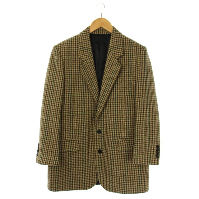 セリーヌ CELINE 19AW テーラードジャケット ウール チェック 2B 総  