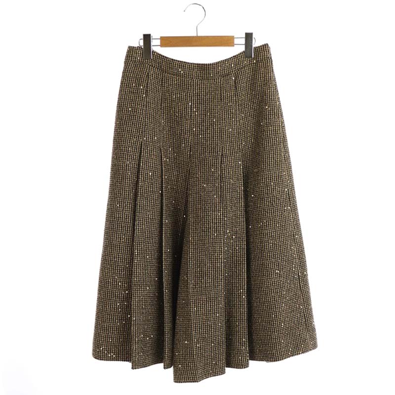 セリーヌ Celine プリーツキュロットスカート ロング スパンコール装飾 ツイード 38 茶 ベージュ カーキ Kn Os レディース 170 ベクトルパーク セリーヌ Celine プリーツキュロットスカート ロング スパンコール装飾 ツイード 38 茶 ベージュ カーキ Kn Os レディース 170 ベクトルパーク