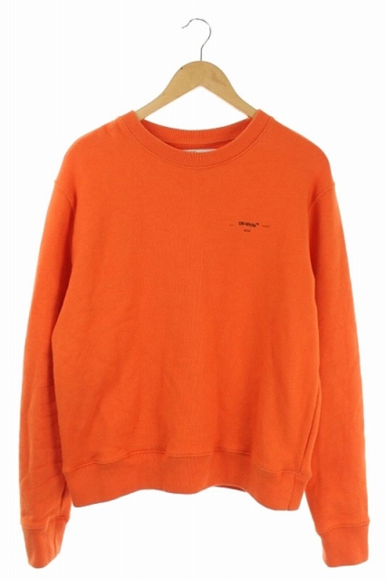 オフホワイト OFF WHITE 19AW ロゴプリントスウェット トレーナー プル 