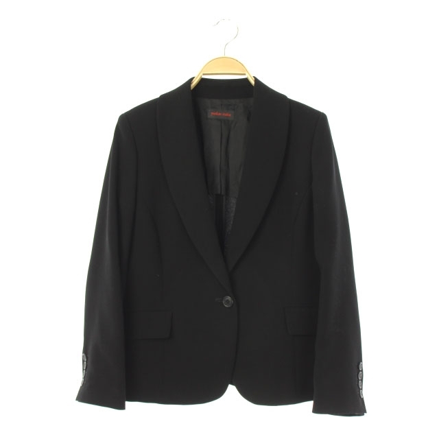 ヨシエイナバ Yoshie Inaba ショールカラージャケット 1b シングル 11 黒 ブラック Df Os レディース 170 ベクトルパーク