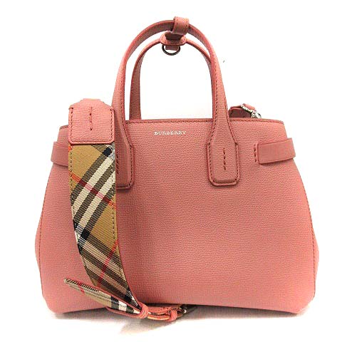 バーバリー BURBERRY バッグ ハンド ショルダー 2way スモールバナー 
