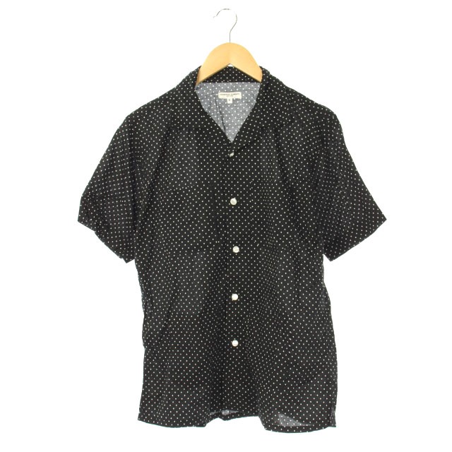 エンジニアードガーメンツ Engineered Garments ドット柄シャツ 半袖 S 黒 Kn Os メンズ 170 ベクトルパーク