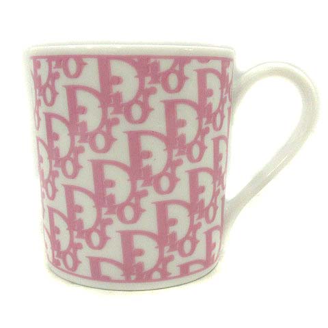 クリスチャンディオール Christian Dior マグカップ コップ トロッター 食器 キッチン用品 ロゴ ピンク 白 K Oh メンズ レディース 170 ベクトルパーク