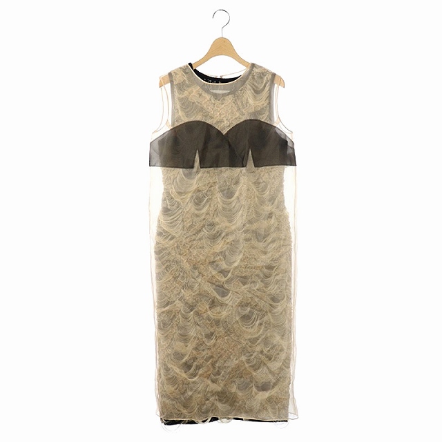 マルタンマルジェラ Martin Margiela ワンピース 2点セット ノースリーブ ロング デザイン 白タグ S 黒 ゴールド ベージュ Ao Os レディース 170 ベクトルパーク マルタンマルジェラ Martin Margiela ワンピース 2点セット ノースリーブ ロング デザイン 白タグ S 黒 ゴールド ベージュ Ao Os レディース 170 ベクトルパーク