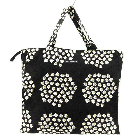 マリメッコ Marimekko バッグ トート ハンド プケッティ キャンバス 花柄 黒 Yi4 レディース 170 ベクトルパーク マリメッコ Marimekko バッグ トート ハンド プケッティ キャンバス 花柄 黒 Yi4 レディース 170 ベクトルパーク