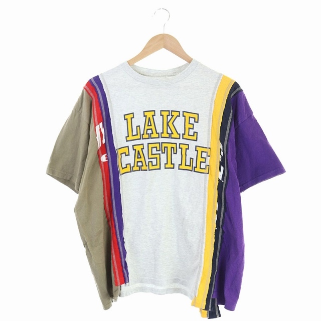 リビルドバイニードルス Rebuild By Needles リメイクtシャツ ティーシャツ プリント 五分袖 One グレー 紫 カーキ Hs Os メンズ 170 ベクトルパーク リビルドバイニードルス Rebuild By Needles リメイクtシャツ ティーシャツ プリント 五分袖 One グレー 紫 カーキ Hs Os メンズ 170 ベクトルパーク