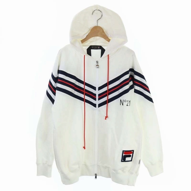 フィラ FILA × ヌメロヴェントゥーノ N°21 コラボパーカー スウェット 