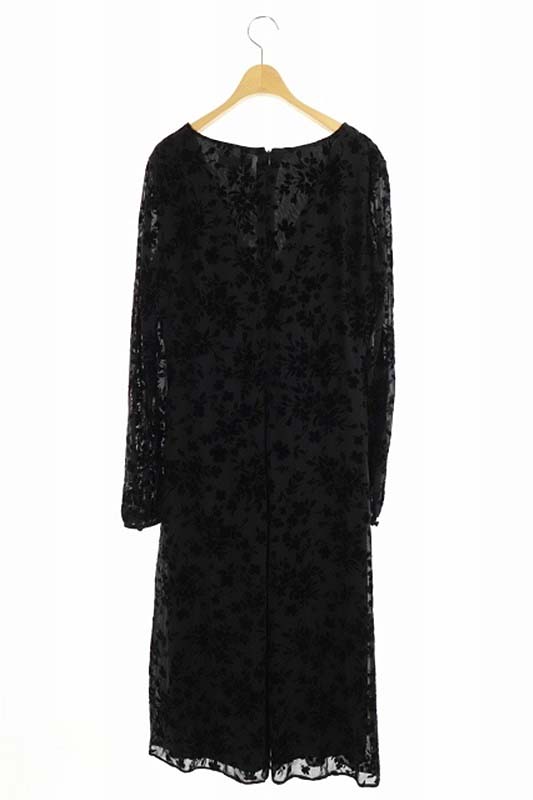 ローレンラルフローレン Lauren Ralph Lauren 花柄 カシュクール長袖ワンピース ロング 10 黒 Hk Os レディース 170 ベクトルパーク