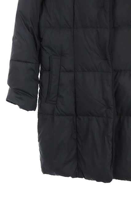 ジャスグリッティー Jusglitty ビジュー付き ダウンコート アウター ボリュームネック 1 黒 ブラック Es Os レディース 170 ベクトルパーク