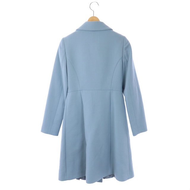 ミュウミュウ miumiu ダブルコート アウター ウール 36 水色 /KN □OS 