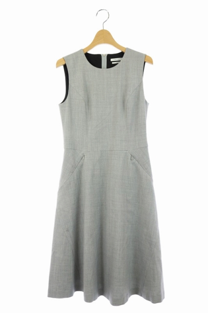 フォクシーニューヨーク Foxey New York Dress ワンピース ひざ丈 ウール ノースリーブ 38 グレー Kn Os レディース 170 ベクトルパーク フォクシーニューヨーク Foxey New York Dress ワンピース ひざ丈 ウール ノースリーブ 38 グレー Kn Os レディース 170 ベクトルパーク