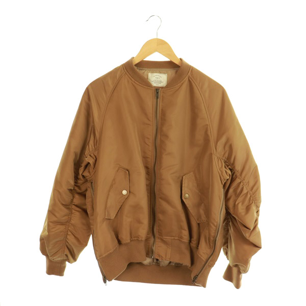 アングリッド Ungrid 18aw 中綿 ブルゾン ジャケット アウター ジップアップ F 茶 Kn Os レディース 170 ベクトルパーク