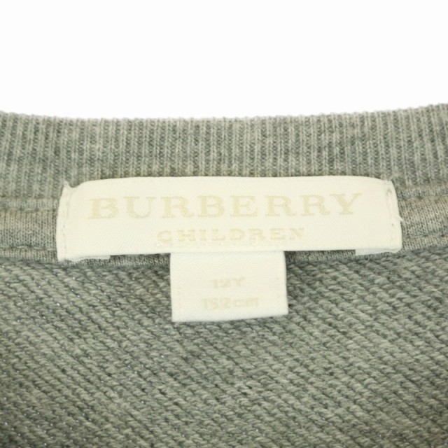 バーバリー チルドレン BURBERRY CHILDREN 装飾スウェット トレーナー 