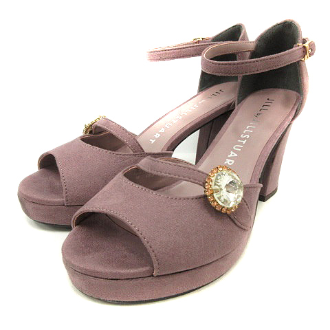 ジルバイジルスチュアート Jill By Jillstuart サンダル ストラップ ビジュー チャンキーヒール スエード M 23 5 24cm 紫 パープル Sr レディース 170 ベクトルパーク ジルバイジルスチュアート Jill By Jillstuart サンダル ストラップ ビジュー チャンキーヒール スエード M 23 5 24cm 紫 パープル Sr レディース 170 ベクトルパーク