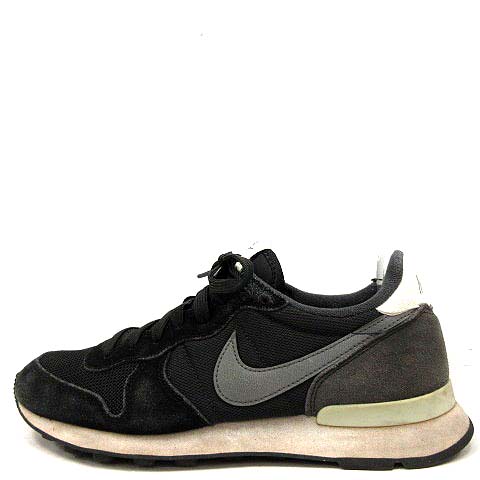 ナイキ Nike スニーカー ローカット インターナショナリスト Internationalist スエード ロゴ 25cm 黒 016 Yi48 メンズ 170 ベクトルパーク