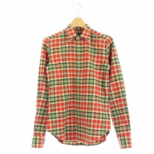 未使用品 ラルフローレン RALPH LAUREN スリムフィット チェック柄 