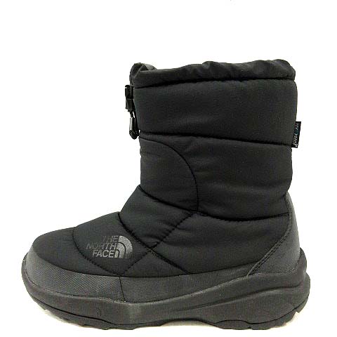 ザノースフェイス The North Face スノーブーツ ウィンターブーツ ヌプシ Nuptse ショート ロゴ 23cm 黒 Nf Yi37 メンズ 170 ベクトルパーク