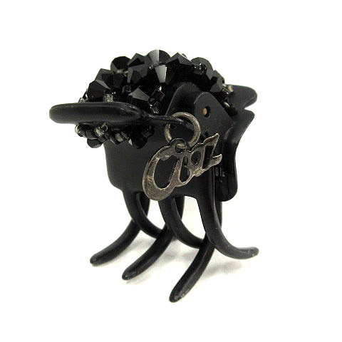 コンプレックスビズ Complex Biz ヘアクリップ ミニ ビジュー フラワーモチーフ 黒 ブラック Yo1 レディース 170 ベクトルパーク