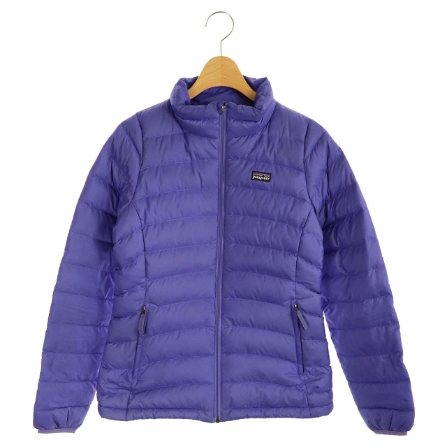 パタゴニア Patagonia ダウンジャケット アウター ジップアップ L ブルーパープル 631 Df Os ガールズ キッズ 170 ベクトルパーク