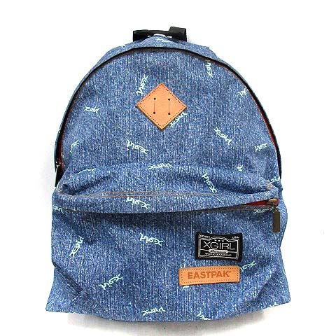 エックスガール X Girl Eastpak リュックサック デイパック ロゴ 紺 Yi7 レディース 170 ベクトルパーク
