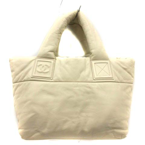 シャネル CHANEL コココクーン PM トート ハンドバッグ オールレザー 