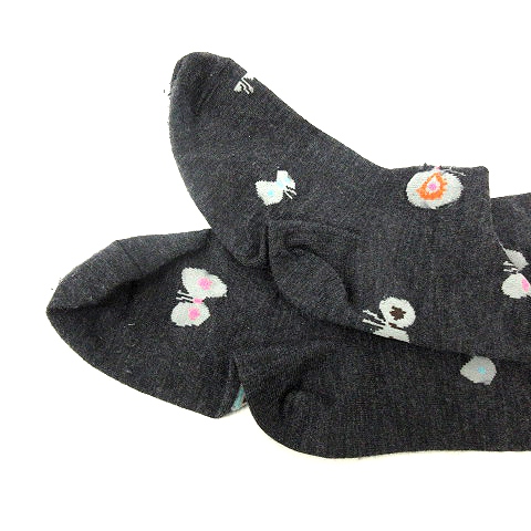 新品minä perhonen 蝶刺繍 タイツ　グレー 新品minä perhonen 蝶刺繍 タイツグレー