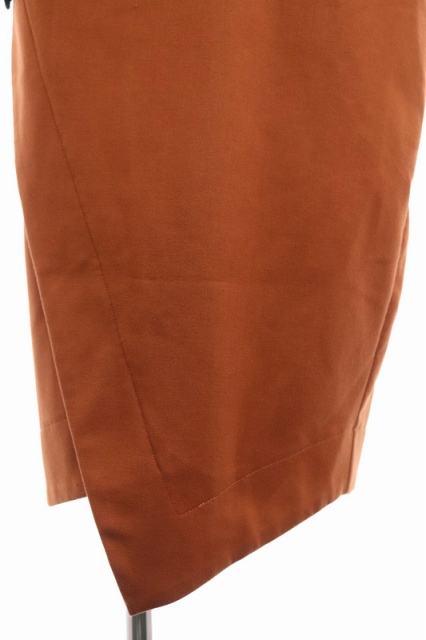 クラネ Clane ワンピース ひざ丈 リボン 七分袖 1 テラコッタ 茶 Df Os レディース 170 ベクトルパーク