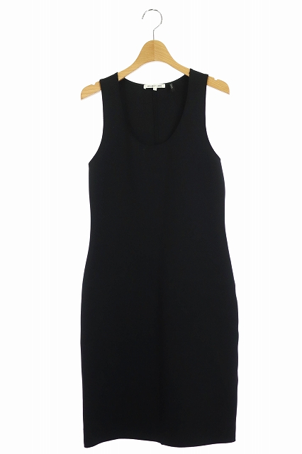 ヘルムートラング Helmut Lang ノースリーブワンピース ひざ丈 タイト プルオーバー S 黒 ブラック Cm Os Sh レディース 170 ベクトルパーク