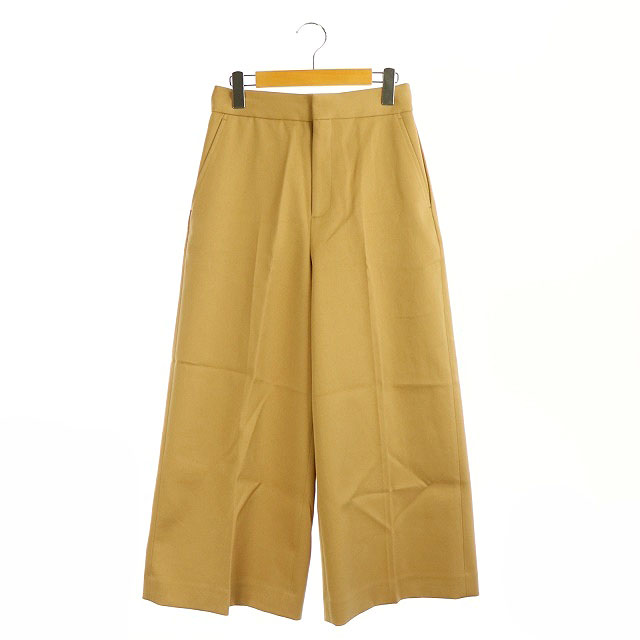 エブール Ebure ワイドパンツ コットン 36 キャメル Es Os レディース 170 ベクトルパーク