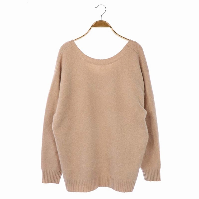 スナイデル Snidel aw バックオープンニット セーター プルオーバー 長袖 One Size ベージュ ピンクベージュ Kn Os レディース 170 ベクトルパーク