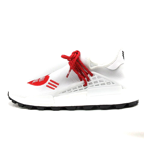 未使用品 アディダスオリジナルス Adidas Originals ヒューマンメイド Hu Nmd スニーカー メッシュ 27cm 白 ホワイト 赤 レッド Ef7223 Ak8 メンズ 170 ベクトルパーク